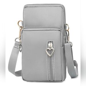 Crossbody Bag Cell Phone Sleeve Concert Venue Bag Adiustable Strap Arm Wrist NWT